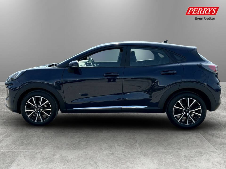 Ford Puma 1.0 Ecoboost Hybrid Mhev Titanium Dct FX23HHU Blue #4