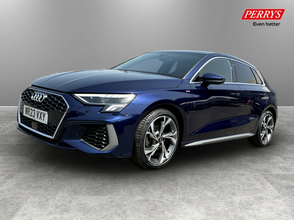 Audi A3 30 Tfsi S Line S Tronic WR23VXY Blue #3