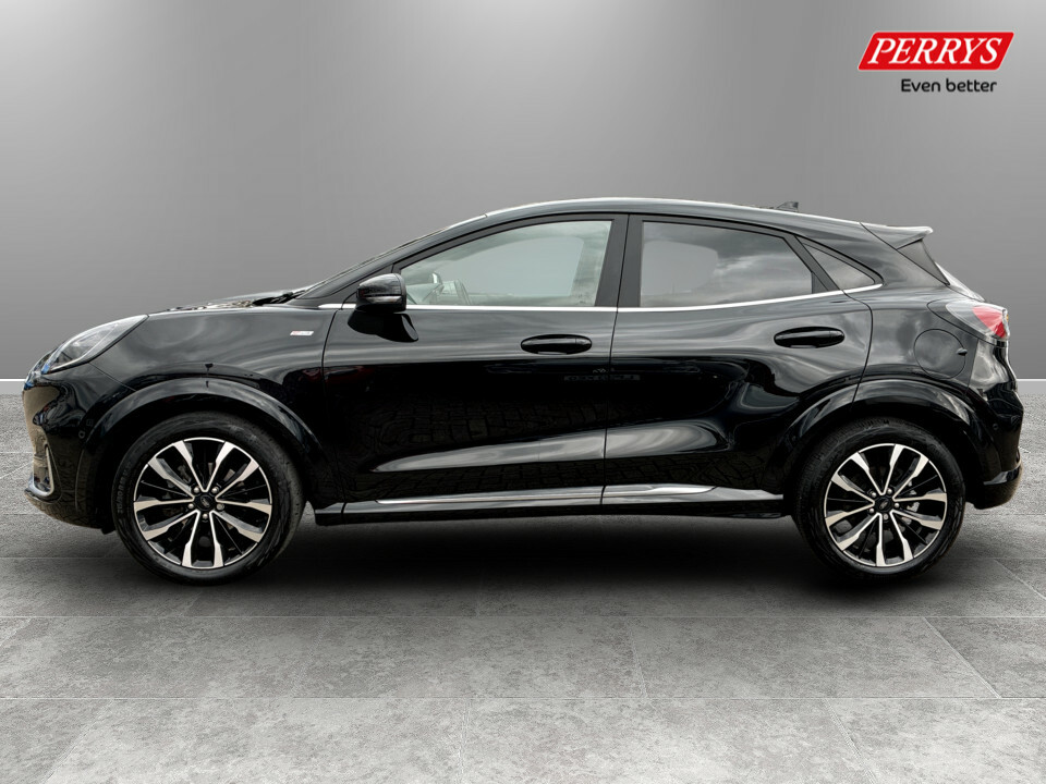 Ford Puma 1.0 Ecoboost Hybr Mhev 155 St-line Vignale Dct EK73VNZ Black #4