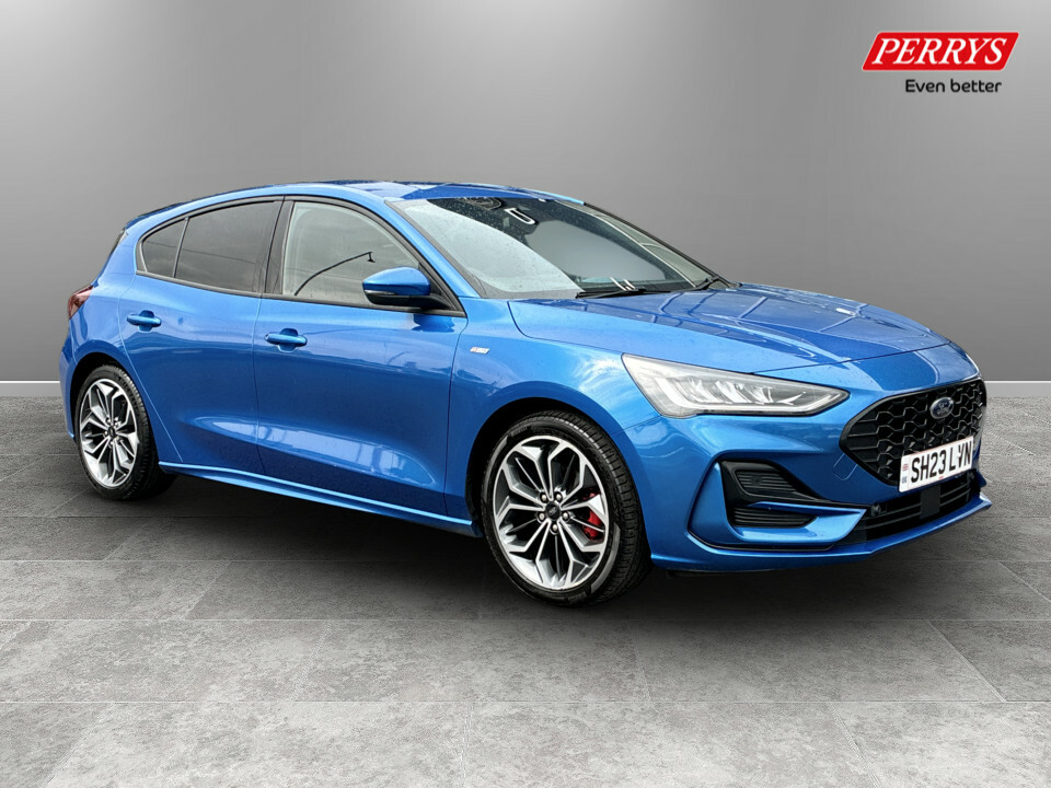 Ford Focus 1.0 Ecoboost Hybrid Mhev 155 St-line X Blue