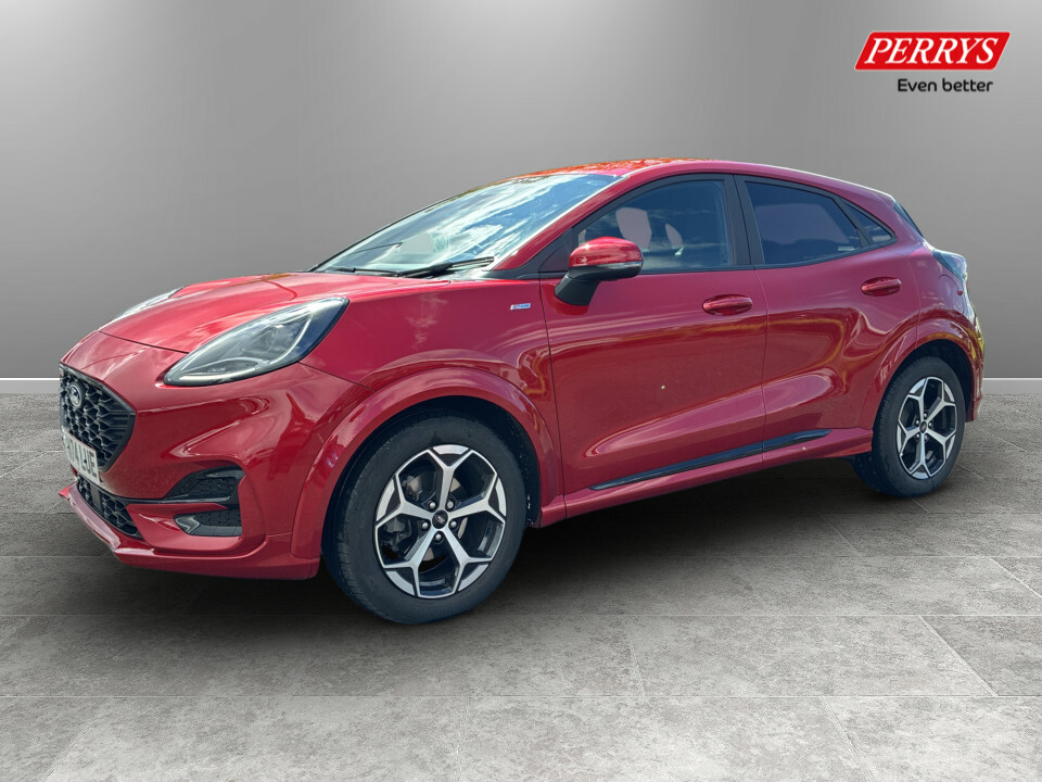 Ford Puma 1.0 Ecoboost Hybrid Mhev St-line YN74LUE Red #3