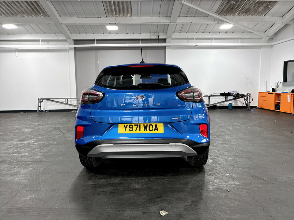 Ford Puma 1.0 Ecoboost Hybrid Mhev Titanium YB71WOA Blue #6