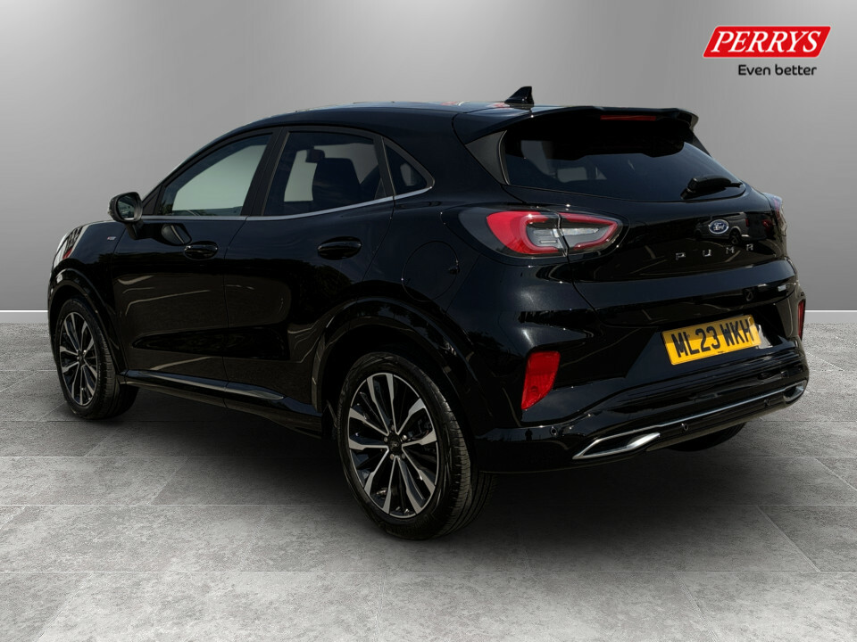 Ford Puma 1.0 Ecoboost Hybrid Mhev 155 St-line Vignale ML23WKH Black #5