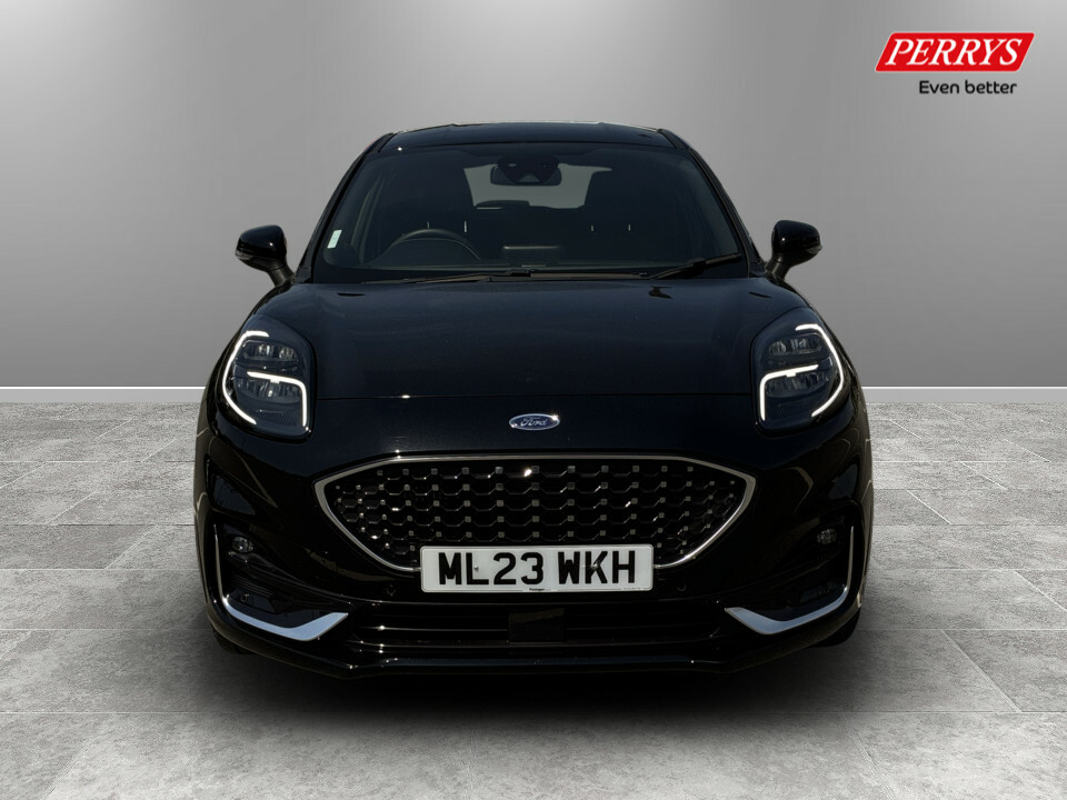 Ford Puma 1.0 Ecoboost Hybrid Mhev 155 St-line Vignale ML23WKH Black #2