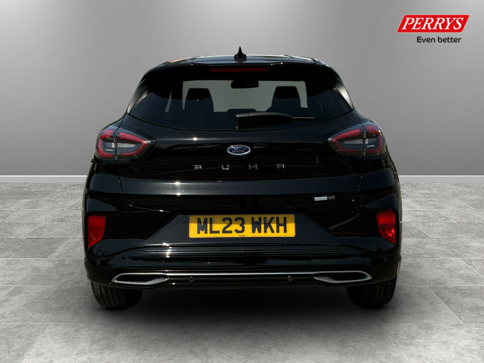 Ford Puma 1.0 Ecoboost Hybrid Mhev 155 St-line Vignale ML23WKH Black #6