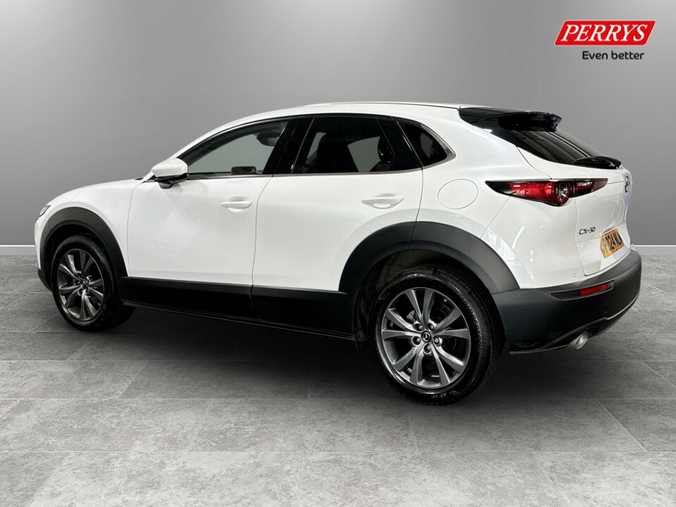 Mazda CX-30 2.0 E-skyactiv X Mhev Takumi PO24NLM White #5