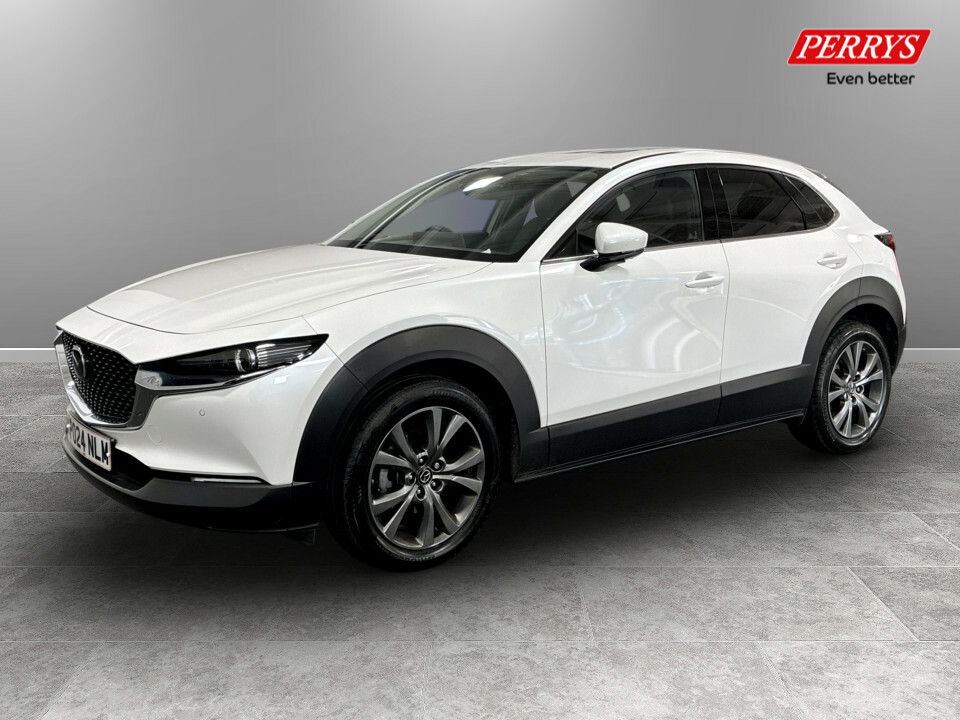 Mazda CX-30 2.0 E-skyactiv X Mhev Takumi PO24NLM White #3