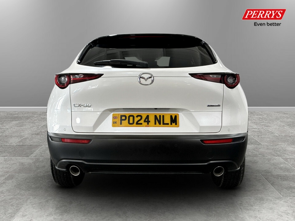 Mazda CX-30 2.0 E-skyactiv X Mhev Takumi PO24NLM White #6
