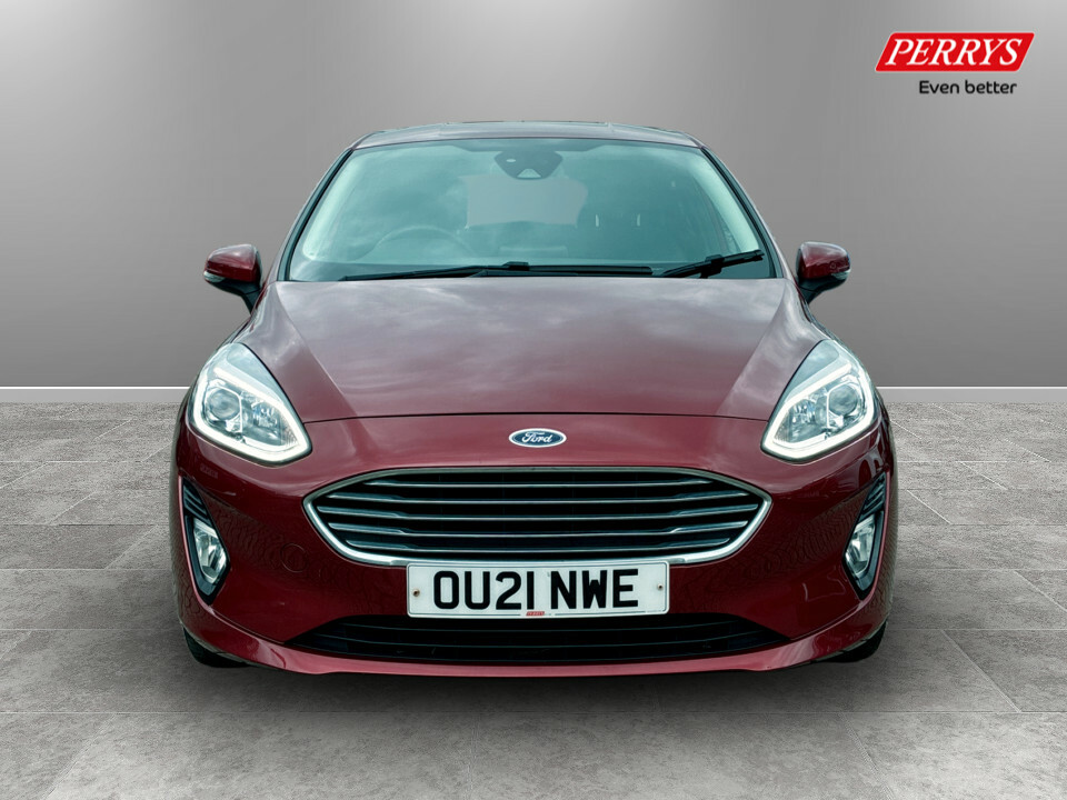 Ford Fiesta 1.0 Ecoboost Hybrid Mhev 125 Titanium OU21NWE Red #2