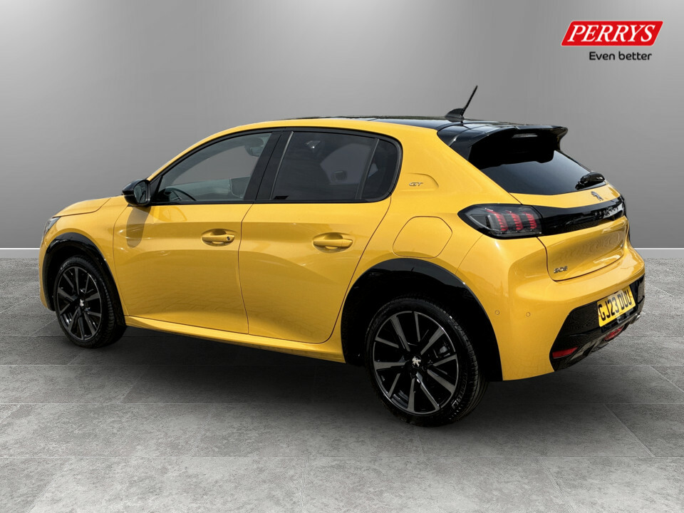 Peugeot 208 1.2 Puretech 100 Gt Eat8 GJ23DUU Yellow #5