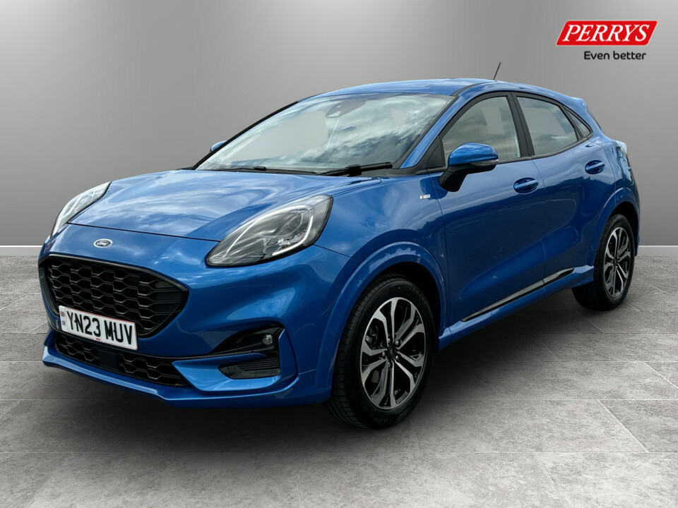 Ford Puma 1.0 Ecoboost Hybrid Mhev St-line YN23MUV Blue #3