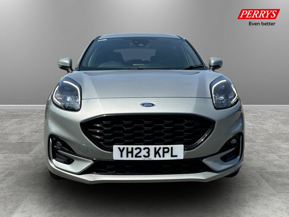 Ford Puma 1.0 Ecoboost Hybrid Mhev 155 St-line X YH23KPL Silver #2