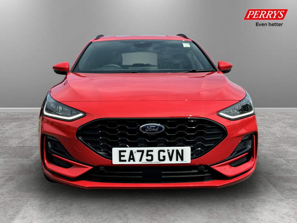 Ford Focus Ford Focus 1.0 Ecoboost Hybrid Mhev St-line EA75GVN Red #2