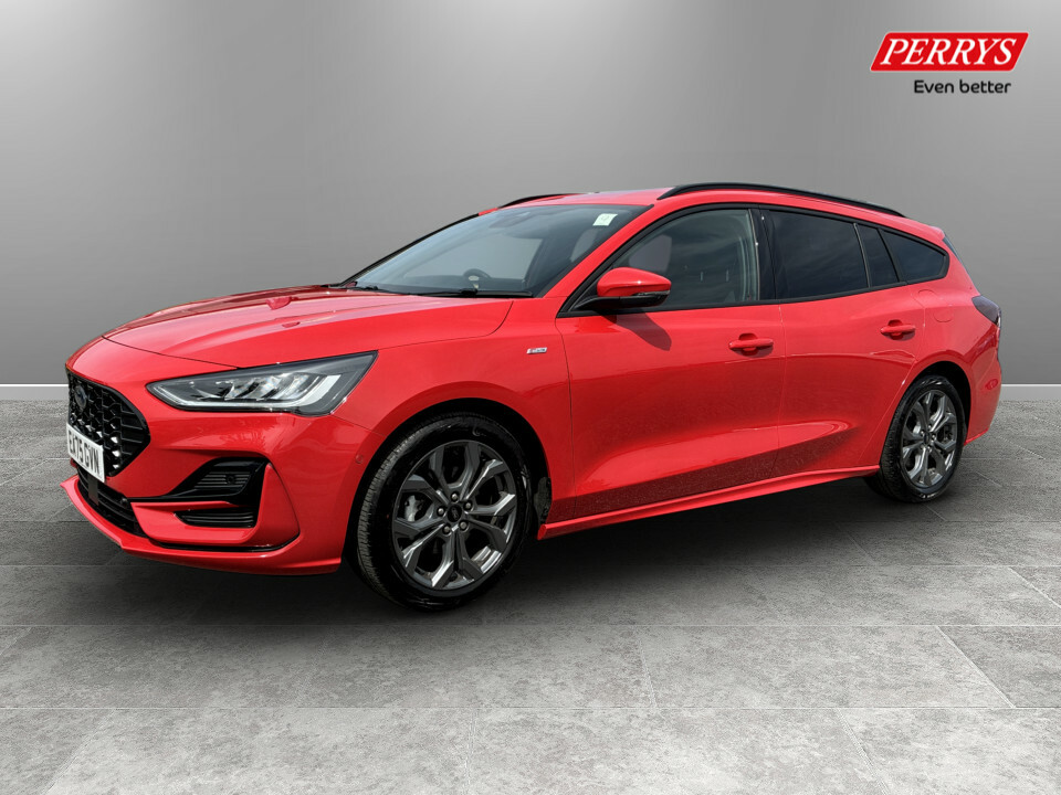 Ford Focus Ford Focus 1.0 Ecoboost Hybrid Mhev St-line EA75GVN Red #3