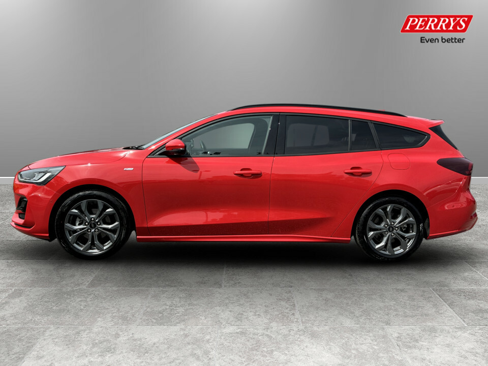 Ford Focus Ford Focus 1.0 Ecoboost Hybrid Mhev St-line EA75GVN Red #4