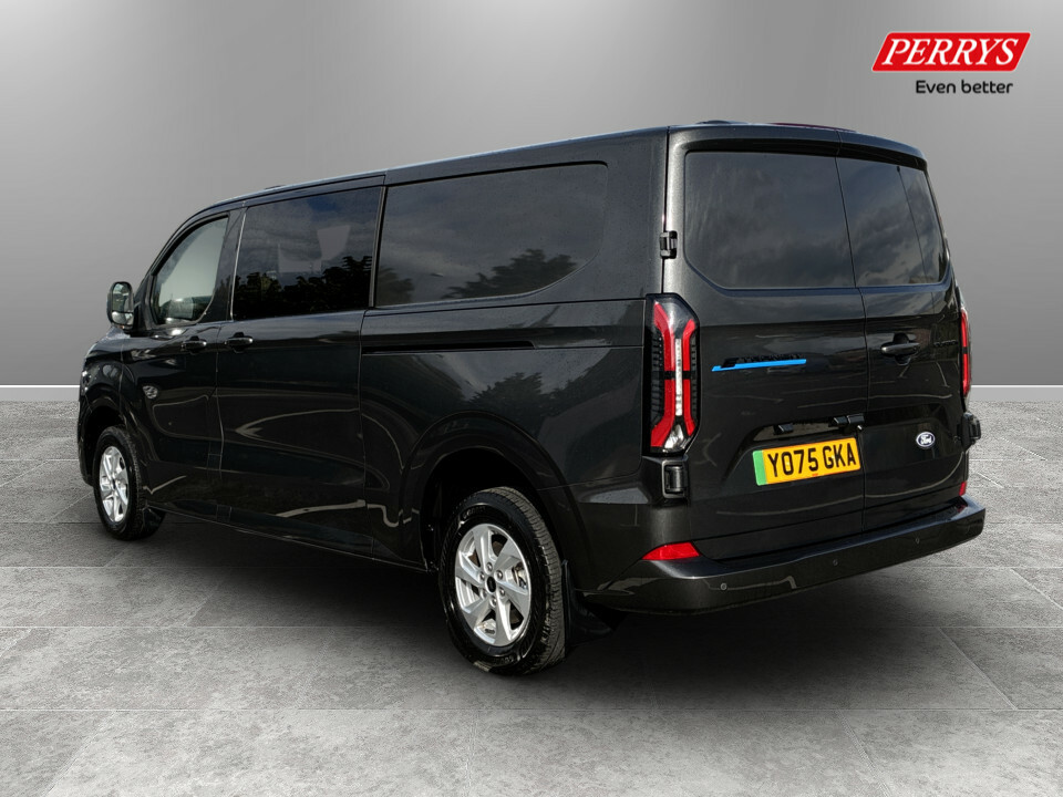 Ford Transit Custom E Custom 320 L2 Dciv Ltd 65Kwh 136Ps YO75GKA Silver #5