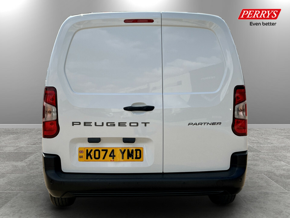 Peugeot Partner 1.5 Bluehdi 100 Professional Van KO74YMD White #6