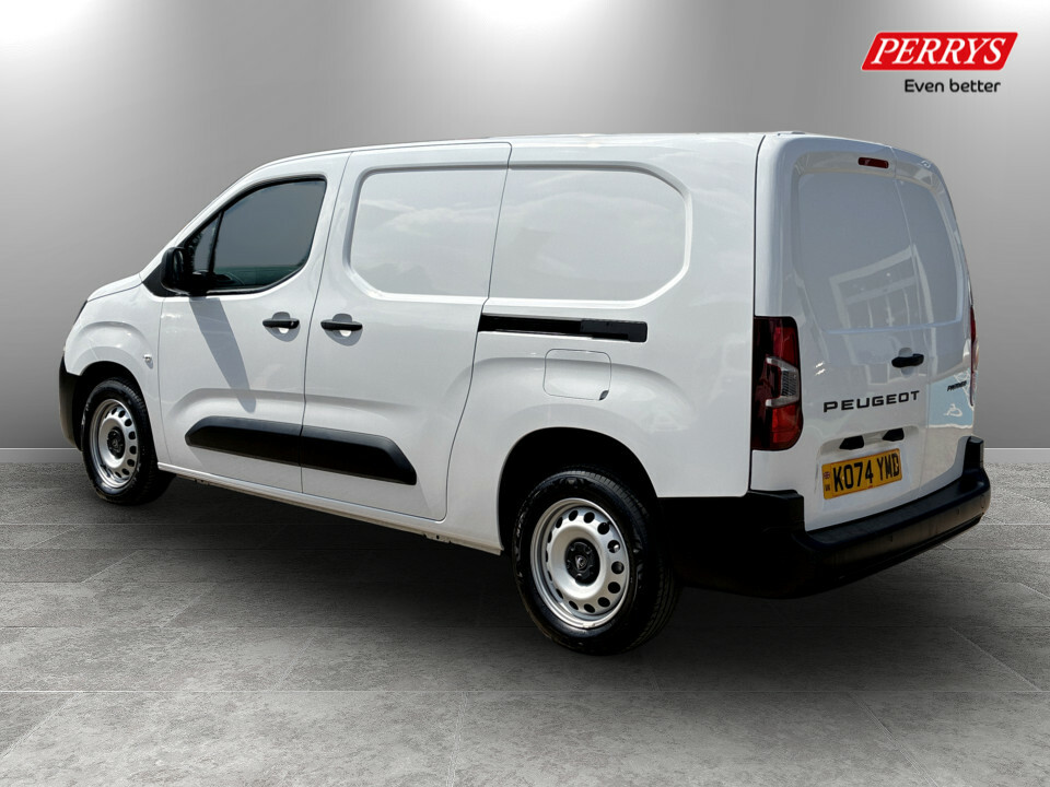 Peugeot Partner 1.5 Bluehdi 100 Professional Van KO74YMD White #5