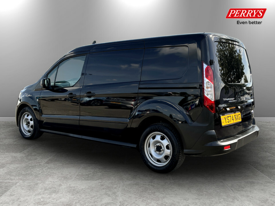Ford Transit Connect 1.5 Ecoblue 100Ps Leader Van YS74NXG Black #5