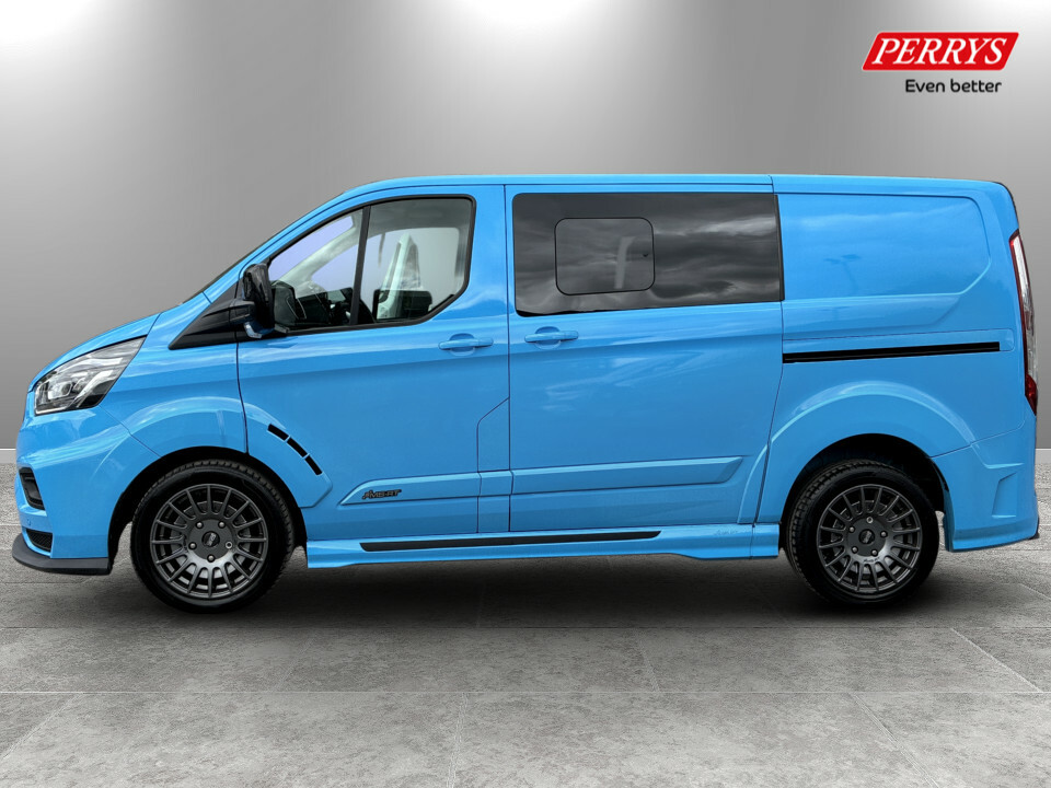 Ford Transit Custom 2.0 Ecoblue 185Ps Low Roof Dcab Limited Van RJ71DLF Blue #4