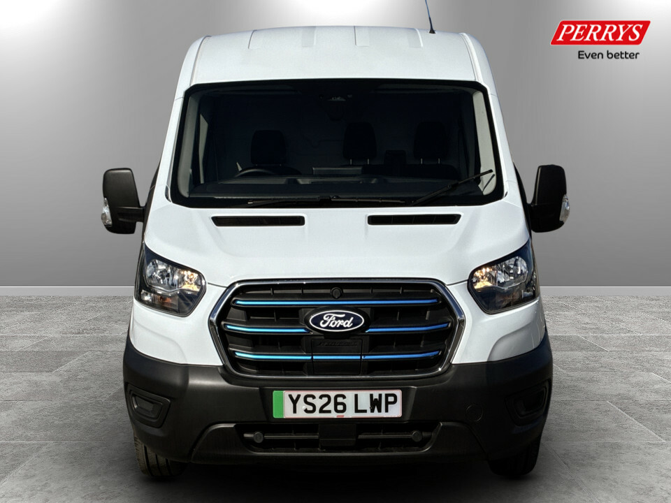 Ford Transit Custom E-tsit 350 L3 H2 Leader 67Kwh 135 YS26LWP White #2