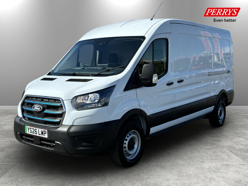 Ford Transit Custom E-tsit 350 L3 H2 Leader 67Kwh 135 YS26LWP White #3