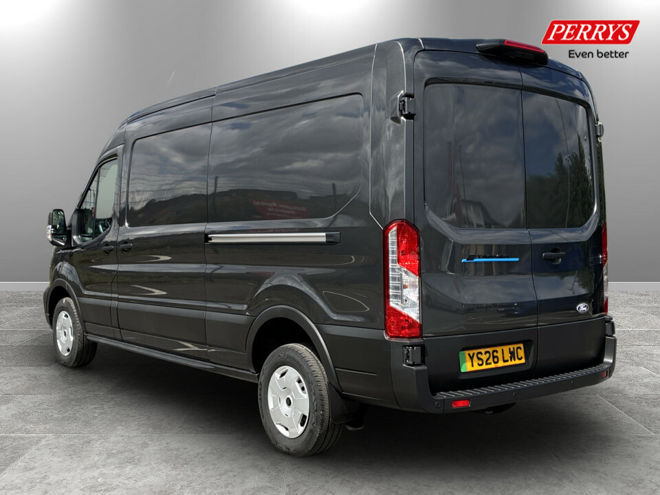 Ford Transit Custom E-tsit 350 L3 Trend Van 67Kwh 135Ps YS26LWC Grey #5