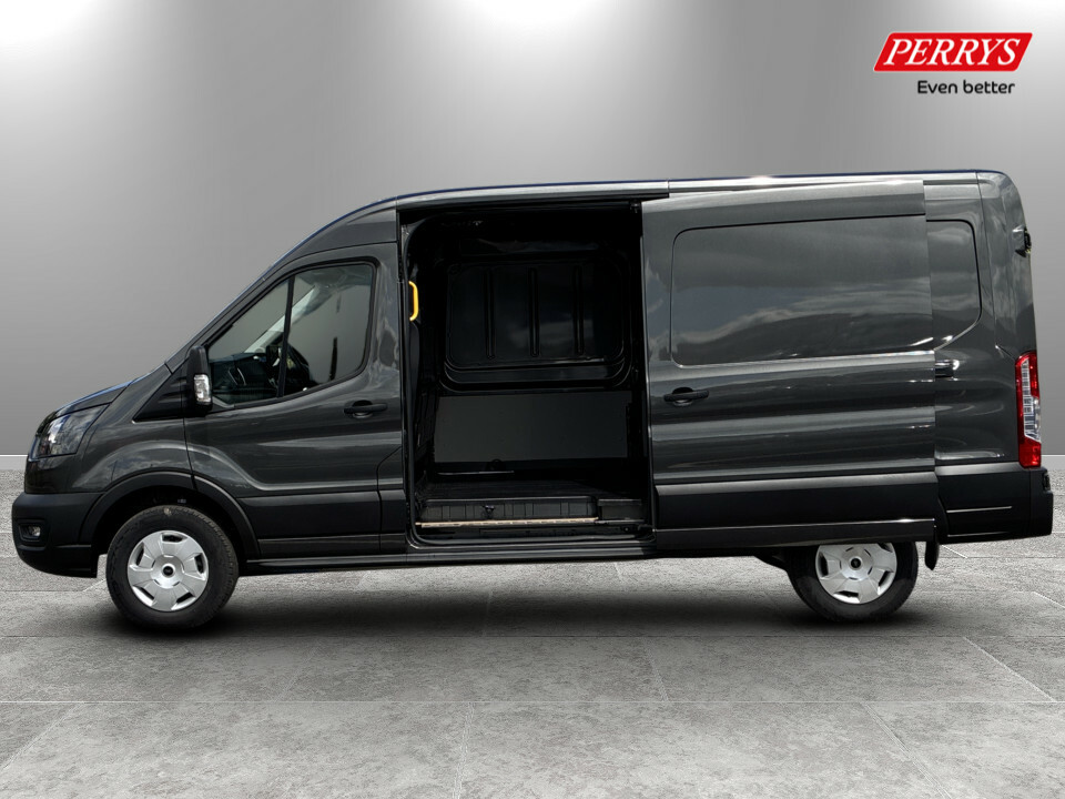 Ford Transit Custom E-tsit 350 L3 Trend Van 67Kwh 135Ps YS26LWC Grey #4