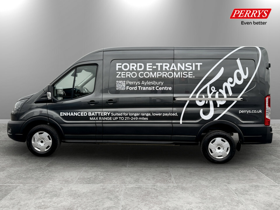 Ford Transit Custom E-transit Trend 350 L3 Motor 2 198Kw 89 Grey #4