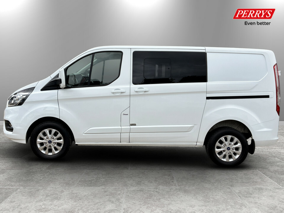 Ford Transit Custom 2.0 Ecoblue 130Ps Low Roof Dcab Limited Van YR71EAY White #4