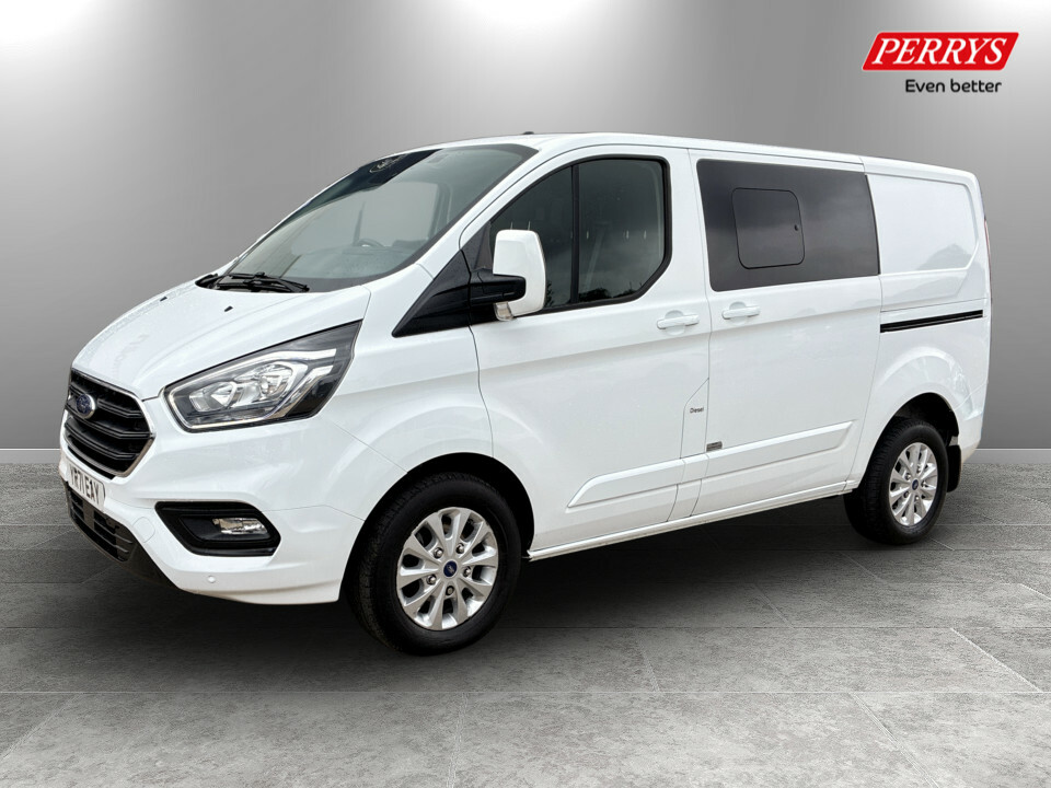 Ford Transit Custom 2.0 Ecoblue 130Ps Low Roof Dcab Limited Van YR71EAY White #3
