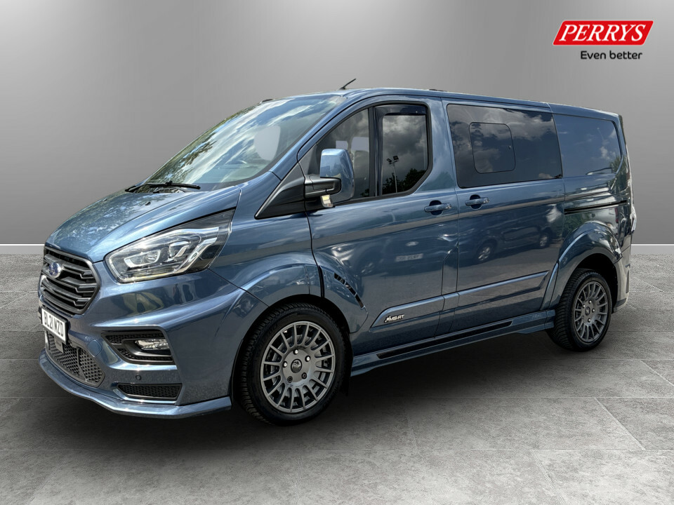 Ford Transit Custom 2.0 Ecoblue 185Ps Low Roof Dcab Limited Van BL21MZD Blue #3