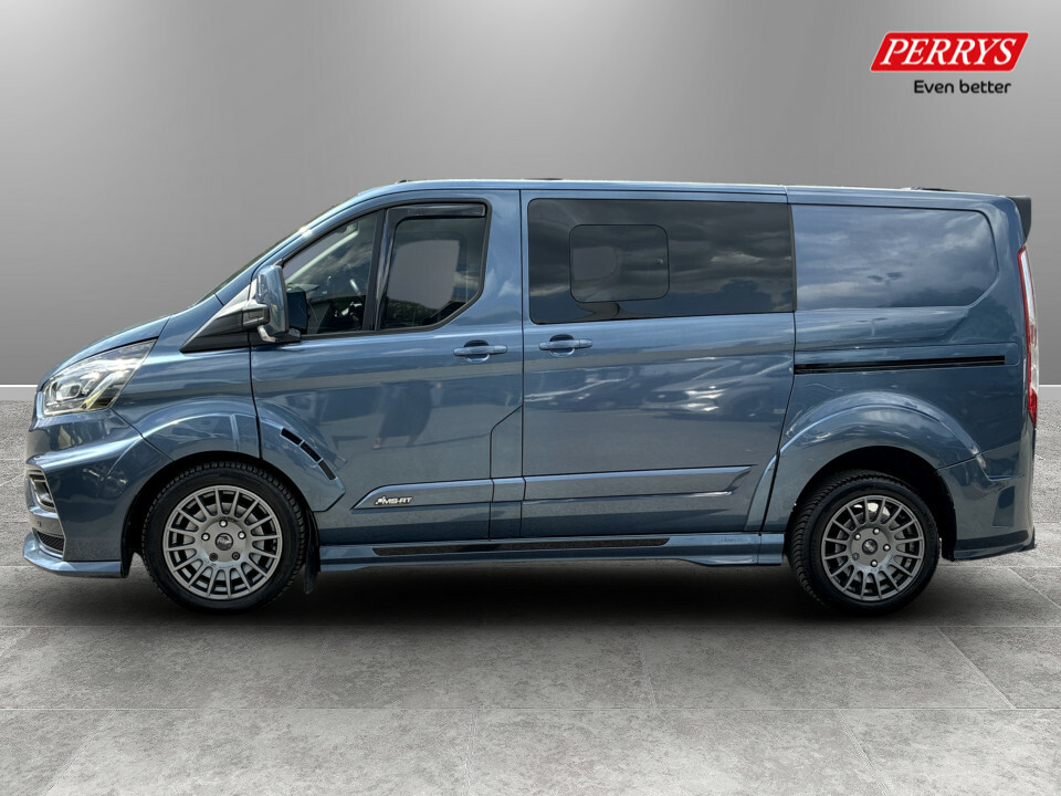 Ford Transit Custom 2.0 Ecoblue 185Ps Low Roof Dcab Limited Van BL21MZD Blue #4