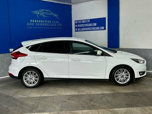 Ford Focus 1.0T Ecoboost Zetec Edition Hatchback M NU18XFB White #2
