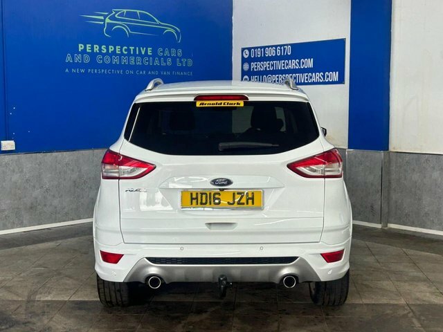 Ford Kuga 2.0 Tdci Titanium X Sport Suv Powershif HD16JZH White #4