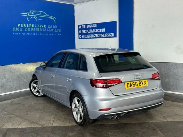 Audi A3 2.0 Tdi Sport Sportback S Tronic 6 DA66BYX Silver #5