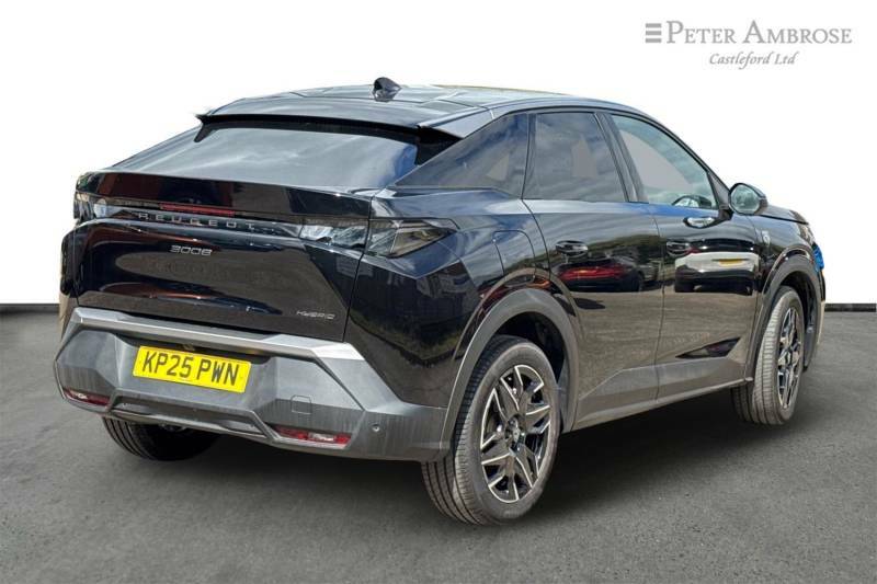 Peugeot 3008 1.2 Hybrid 136 Gt E-dsc6 - 2025 25 KP25PWN Black #3