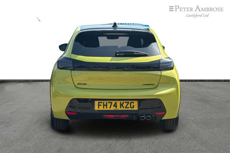 Peugeot 208 1.2 Hybrid 136 Gt E-dsc6 - 2025 74 FH74KZG Yellow #4