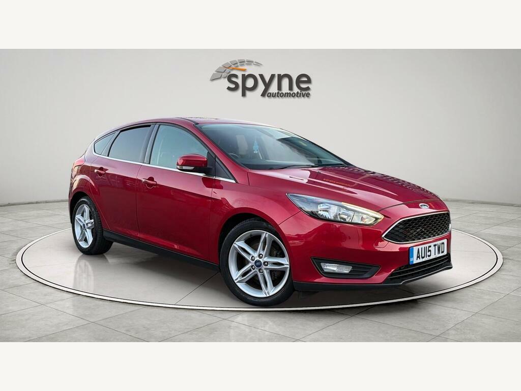 Ford Focus 1.6 Zetec Powershift Euro 6 AU15TWD Red