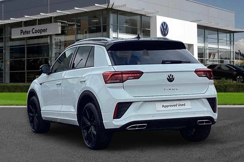 Volkswagen T-Roc 1.5 Tsi R-line HK75FDG White #3