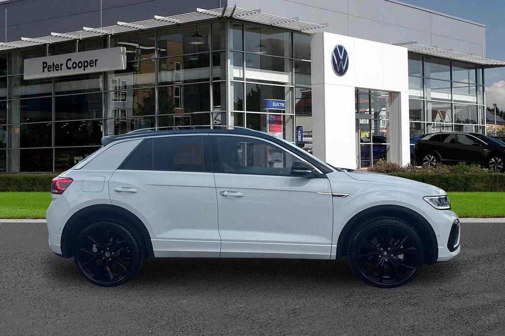 Volkswagen T-Roc 1.5 Tsi R-line HK75FDG White #4