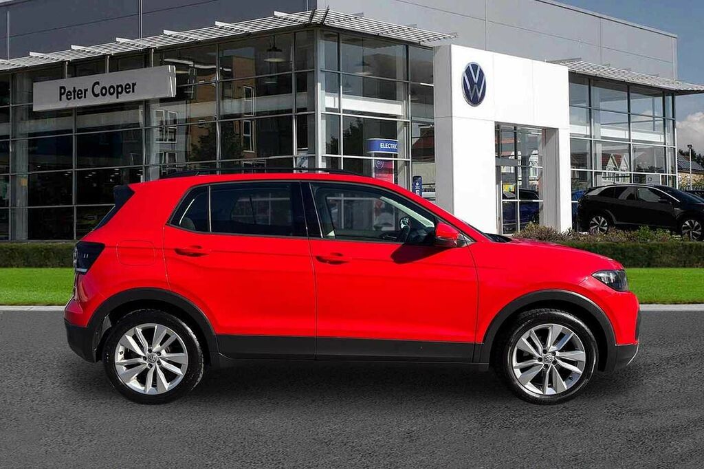 Volkswagen T-Cross 1.0 Tsi 110Ps Se Hatchback HV70NUE Red #4