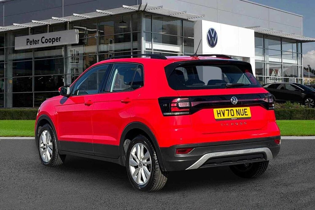Volkswagen T-Cross 1.0 Tsi 110Ps Se Hatchback HV70NUE Red #3