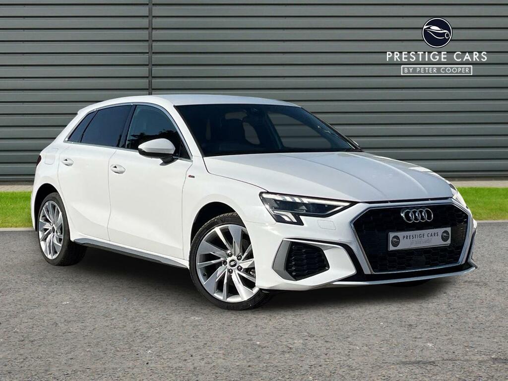 Audi A3 1.4 Tfsie 40 S Line Sportback S Tronic Euro 6 Ss White
