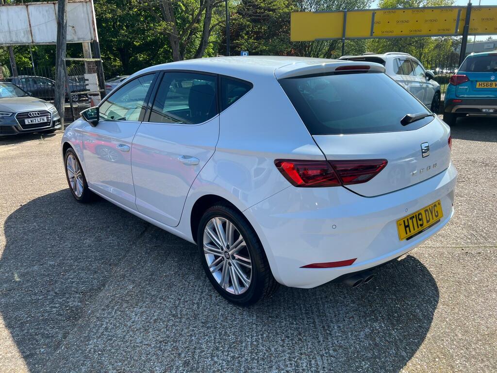 Seat Leon 1.5 Tsi Evo Xcellence Euro 6 Ss HT19DYG White #5