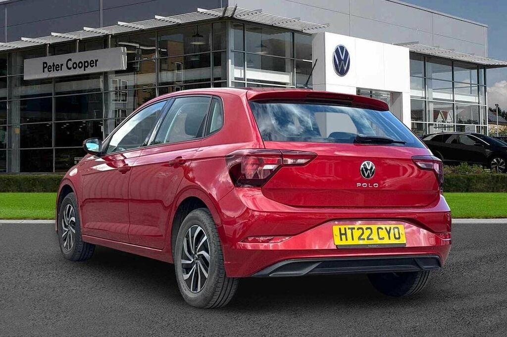 Volkswagen Polo 1.0 Tsi Life Dsg HT22CYO Red #3