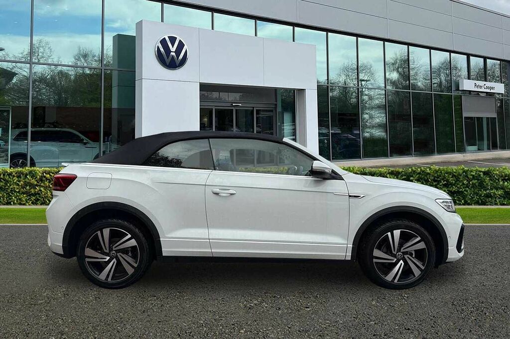 Volkswagen T-Roc 1.5 Tsi R-line Dsg White #4