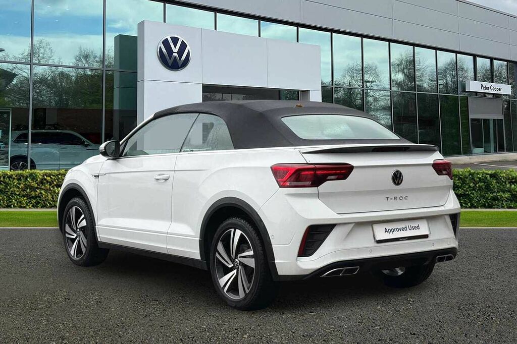 Volkswagen T-Roc 1.5 Tsi R-line Dsg White #3