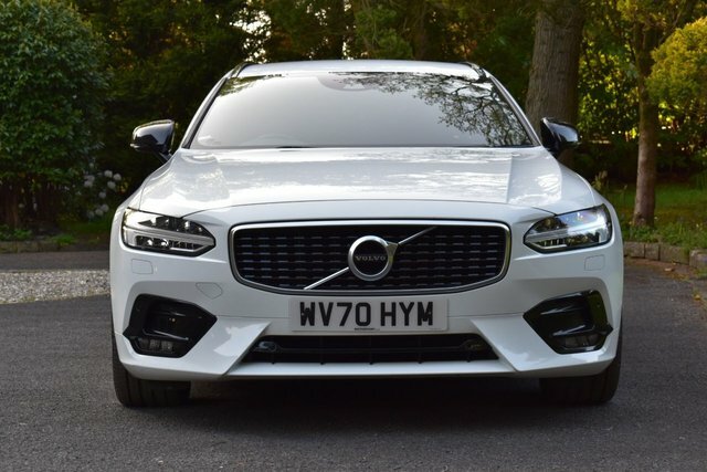 Volvo V90 2.0 D4 R-design Plus Estate Euro 6 White #3
