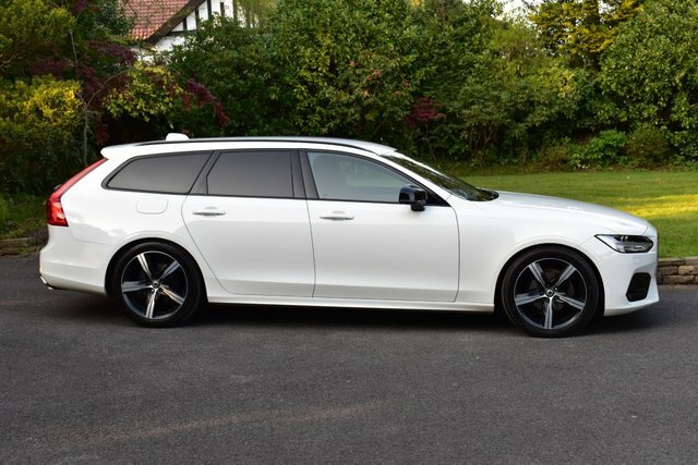 Volvo V90 2.0 D4 R-design Plus Estate Euro 6 White #2